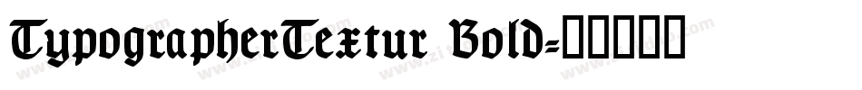 TypographerTextur Bold字体转换